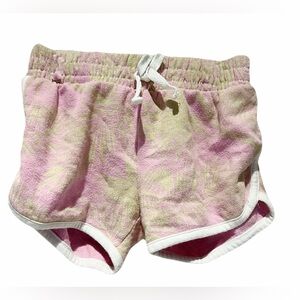 Grayson mini terry cloth palm tree print shorts